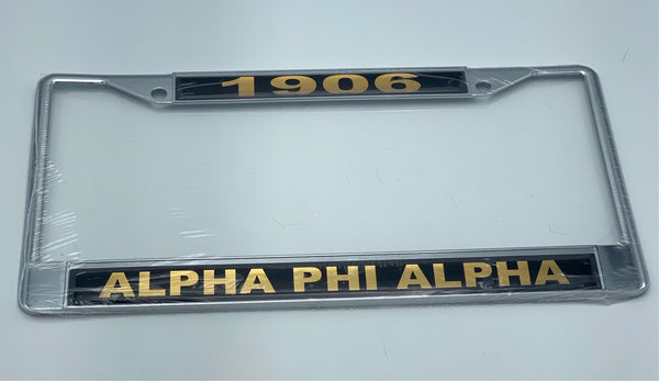 Alpha Phi Alpha - 1906 License Plate Frame