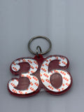 Delta Sigma Theta - Line Number Keychain #36