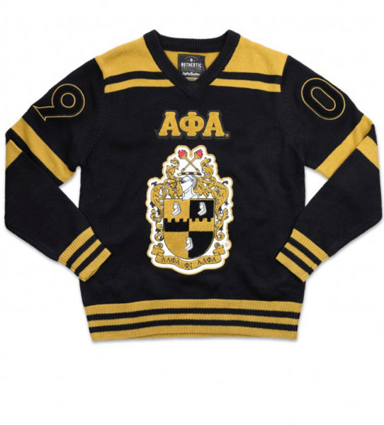 Alpha Phi Alpha - V-Neck Sweater