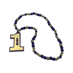 Omega Psi Phi -Beaded Line Number Tiki Necklace #1