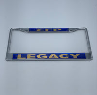 Sigma Gamma Rho - Legacy License Plate Frame