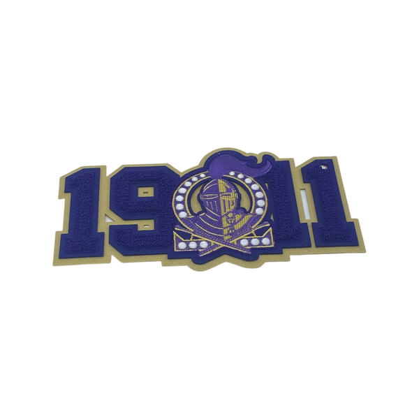 Omega Psi Phi -  11.75” Crest/Year Chenille (Sew on) Patch