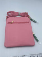 Alpha Kappa Alpha - Embossed Cross Body Bag (Pink)