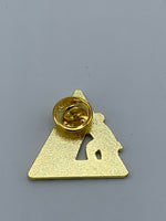 Delta Sigma Theta - Bling Lapel Pin/Gold (Fortitude)