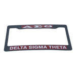 Delta Sigma Theta - Plastic License Plate Frame