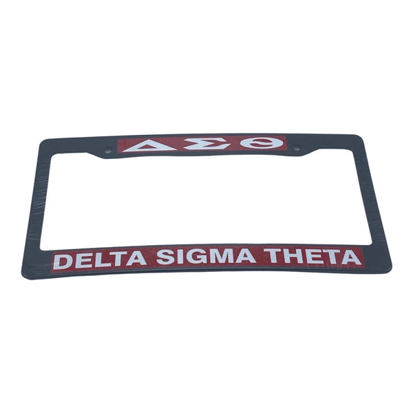 Delta Sigma Theta - Plastic License Plate Frame
