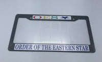 Order of The Eastern Star - Plastic License Plate Frame