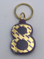 Omega Psi Phi - Line Number Keychain #8