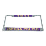 Omega Psi Phi - 1911 License Plate Frame