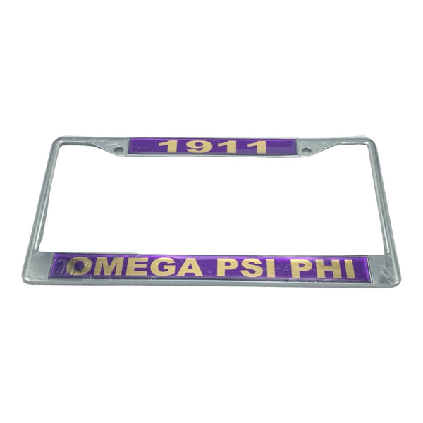 Omega Psi Phi - 1911 License Plate Frame