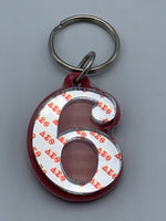 Delta Sigma Theta - Line Number Keychain #6