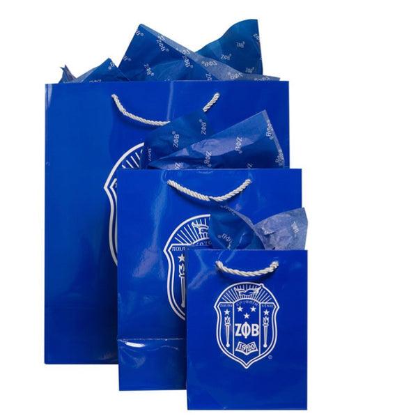 Zeta Phi Beta - Gift Bag Set & Tissue Paper