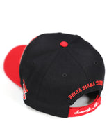 Delta Sigma Theta - Adjustable Baseball Cap (Letters/Black)