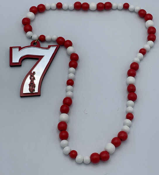Kappa Alpha Psi - Line Number Tiki Necklace #7