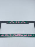 Alpha Kappa Alpha - Plastic License Plate Frame