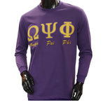 Omega Psi Phi - Long Sleeve Tee (Purple)
