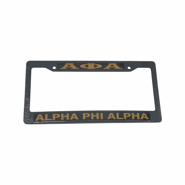 Alpha Phi Alpha - Plastic License Plate Frame