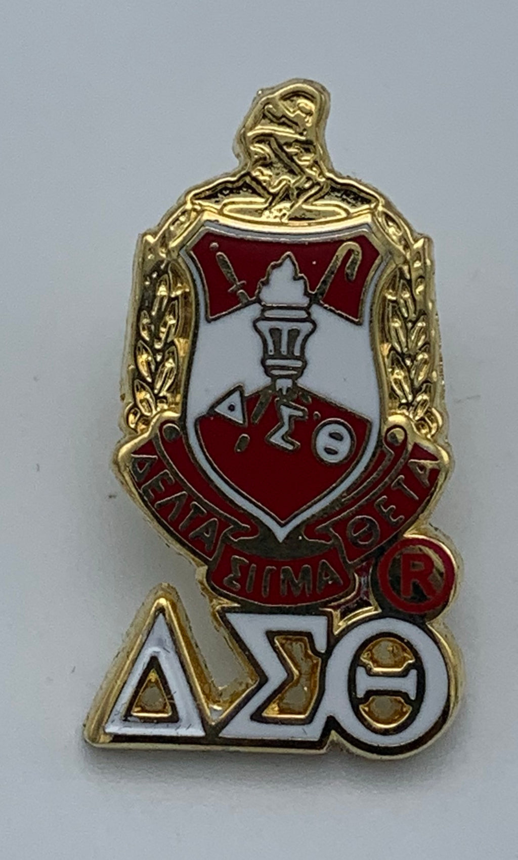 Delta Sigma Theta - Shield w/Letters Lapel Pin