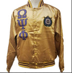 Omega Psi Phi - Satin Jacket (Gold)