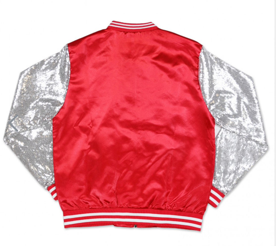 Delta Sigma Theta -Sequin Jacket (Silver) – Da Greek Spot