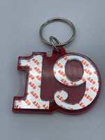 Delta Sigma Theta - Line Number Keychain #19