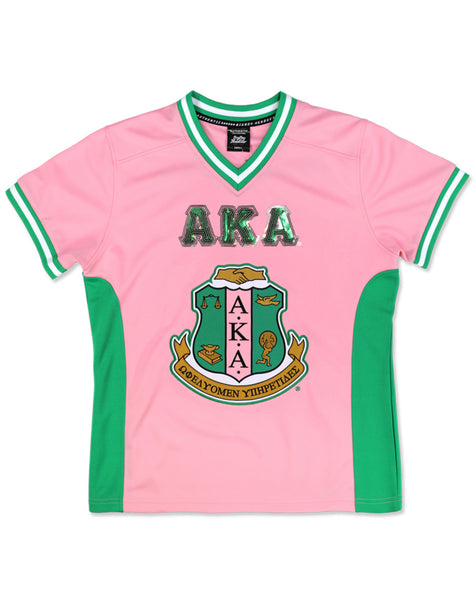 Alpha Kappa Alpha - Football Jersey (Pink)