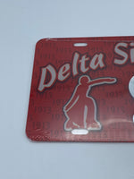 Delta Sigma Theta - Line Number License Plate #9
