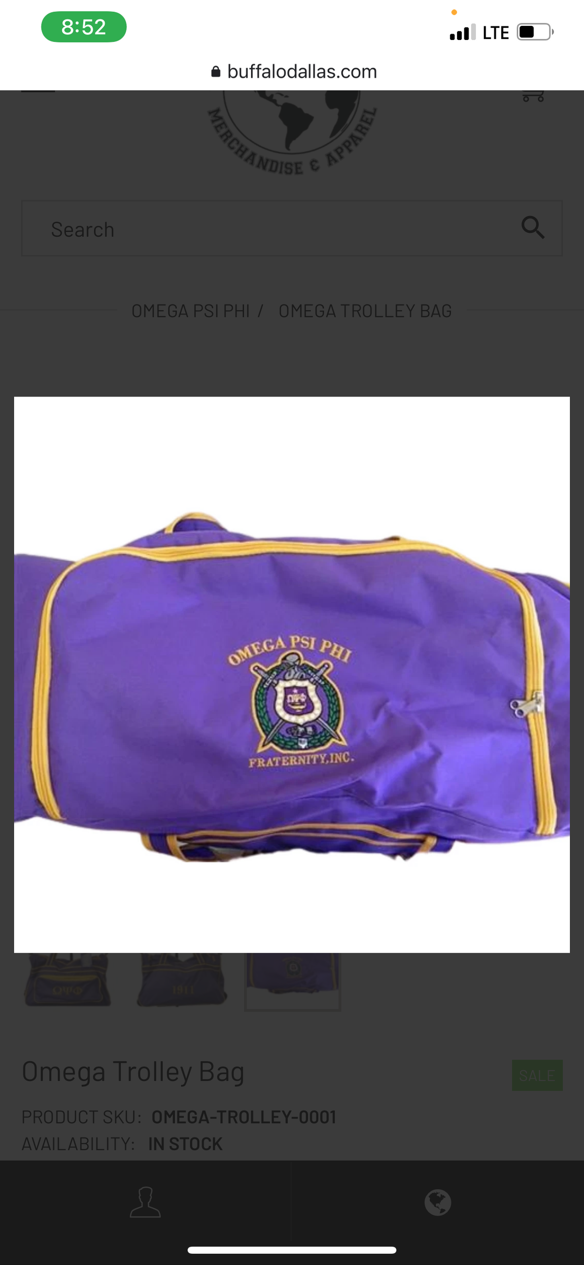 Omega Psi Phi - Trolley Bag