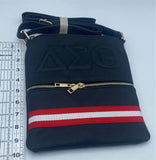 Delta Sigma Theta - Embossed Cross Body Bag