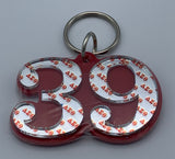 Delta Sigma Theta - Line Number Keychain #39