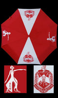 Delta Sigma Theta - Air Vented Umbrella (Purse Size)