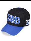 Zeta Phi Beta - Adjustable Baseball Cap (Letters/Black)