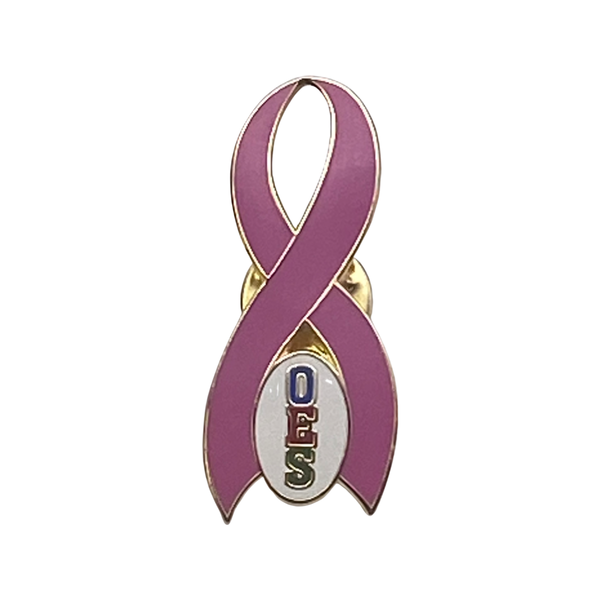 Order of The Eastern Star - Breast Cancer Awareness 1.5”Lapel Pin