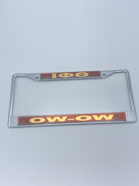 Iota Phi Theta - “Ow-OW” License Plate Frame