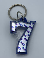 Phi Beta Sigma -Line Number Keychain #7