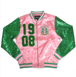 Alpha Kappa Alpha -Sequin Jacket (Pink)