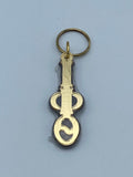 Iota Phi Theta- Large Letter Mirror Keychain