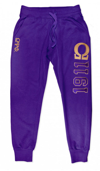 Omega Psi Phi - Embroidered Jogging Pants
