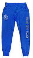 Zeta Phi Beta - Sequin Jogging Pants (Blue)