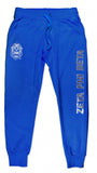 Zeta Phi Beta - Sequin Jogging Pants (Blue)