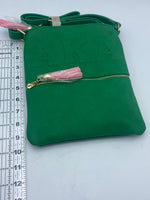 Alpha Kappa Alpha - Embossed Cross Body Bag