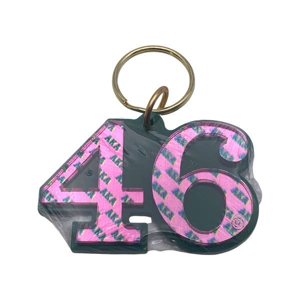 Alpha Kappa Alpha - Line Number Keychain #46