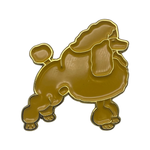 Sigma Gamma Rho -Poodle Lapel Pin