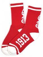 Delta Sigma Theta - Crew Socks(Red)