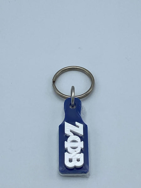 Zeta Phi Beta - Mini Paddle Keychain
