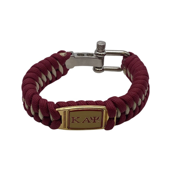 Kappa Alpha Psi - Paracord Bracelet (Crimson)