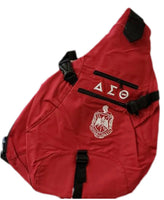 Delta Sigma Theta - Sling Backpack (Red)