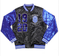 Zeta Phi Beta - Sequin Jacket (Black)