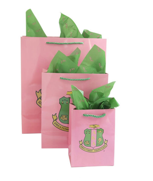 Alpha Kappa Alpha - Gift Bag Set & Tissue Paper – Da Greek Spot