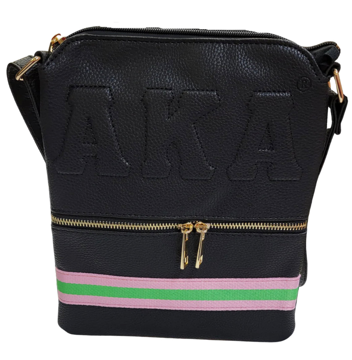 Alpha Kappa Alpha - Embossed Cross Body Bag